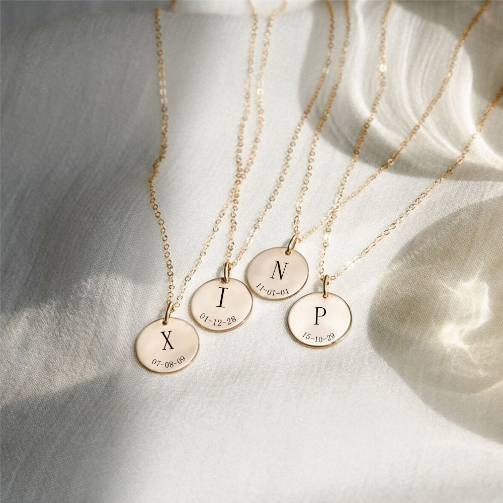 engravable necklace for her